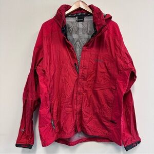 Marmot Men's Red Rain Jacket FLAWS